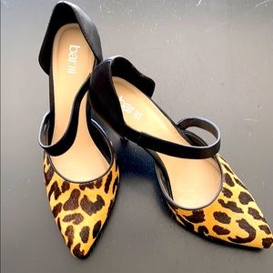 bar lll leopard shoes EUC SALE
